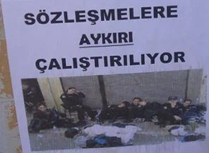 'Esrarengiz' afişlere polis müdahale etmedi