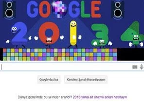 Google 2014'e özel doodle