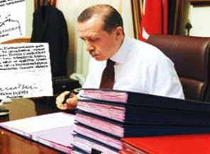 İşte Erdoğan'ın imzaladığı belge