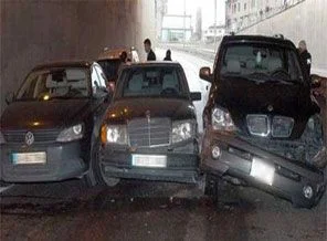 Karadeniz usulü zincirleme trafik kazası