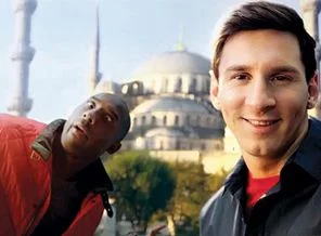 Messi ve Kobe Bryant, Sultanahmet'te...