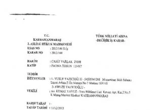 Muhsin Yazıcıoğlu hakkında flaş karar