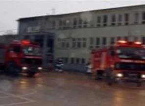 Okulda kalorifer kazanı patladı