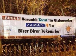 Sosyal medyayı sallayan pankartlar