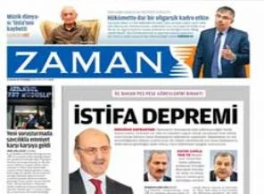 Zaman'ın bu manşetine tepki çığ gibi