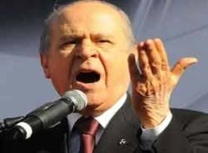 Bahçeli deterjan siparişi verdi