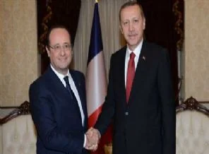 Başbakan Erdoğan Hollande ile görüştü