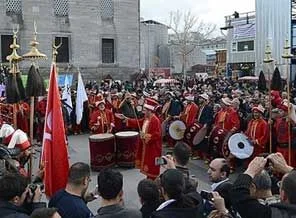 Erdoğan'a mehter takımından özel şarkı