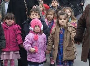 Ermeni okulunda yangın paniği