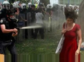 O polise meslekten men ve hapis istemi
