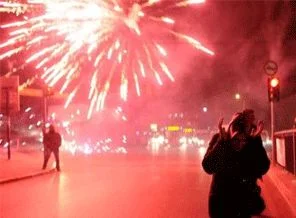 Okmeydanı'nda gergin gece