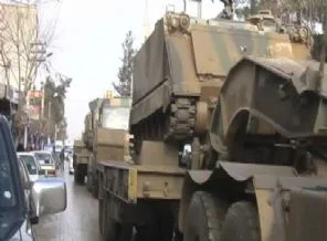 Sınıra zırhlı araç sevkiyatı