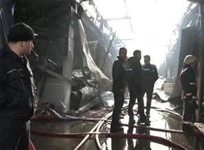 'Sosyete Çarşısı' kül oldu