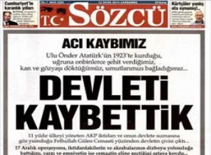 Sözcü bugün çok güldürdü
