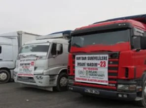Van'dan Suriye'ye insani yardım