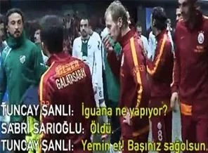 Arena'da o diyalog! 'Sabri'nin Iguanası...'