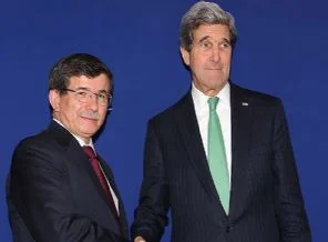 Davutoğlu, Kerry ve Ashton ile görüştü