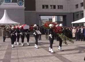 Emniyette hüzünlü veda