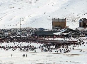 Erciyes, suni karla Soçi oldu