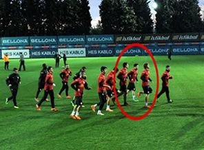Galatasaray'ın 'gizli' transferi idmanda