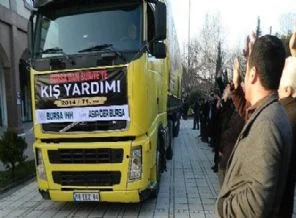 İHH'dan Suriye'ye yardım tırı