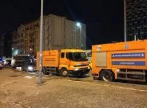 İş makinaları Gezi Parkı'nda