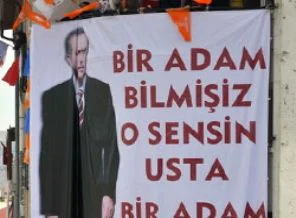 İşte Sivas mitingine damga vuran pankart