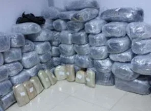 Konya'da 205 kilo esrar ele geçirildi