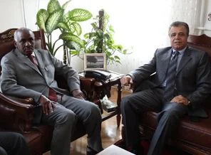 Sudan Büyükelçisi IUC başkanını ziyaret etti