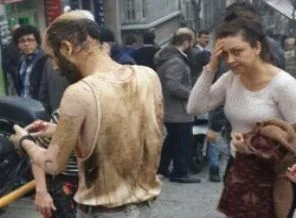Taksim'de şiddetli patlama