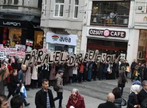 28 Şubat protesto edildi