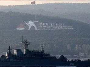 ABD savaş gemisi Çanakkale Boğazı'nda
