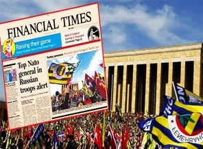 Anıtkabir ziyareti Financial Times'ta kapak