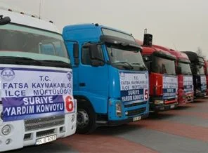 Fatsa'dan duygulandıran Suriye hareketi!