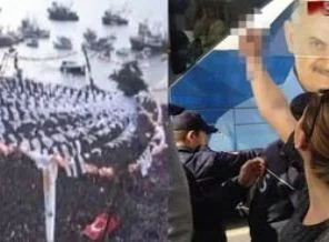 O kadın kendini savundu, arkadaşına elini kaldırmış!