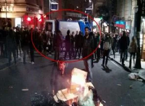 Sarıgül'ün kamyonu eylemcilere siper oldu