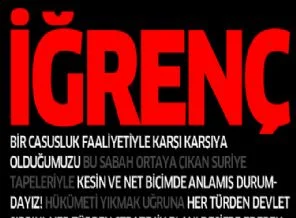 Tape ihanetine medyadan ortak bildiri