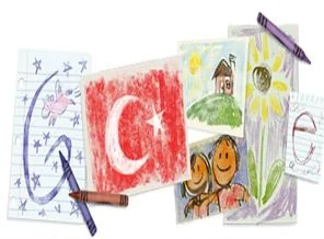 23 Nisan Ulusal Egemenlik ve Çocuk Bayramı doodle oldu !
