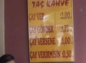 Kahvehane işletmecisinden ilginç çay tarifesi