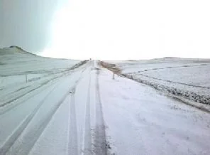 Kars'ta dolu yağdı
