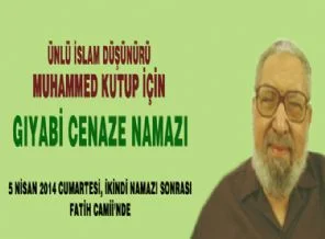 Muhammed Kutup için gıyabi cenaze namazı