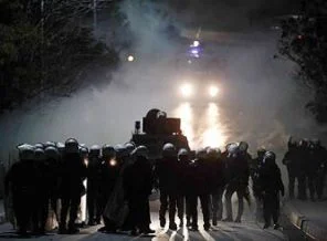 ODTÜ'de izinsiz gösteri