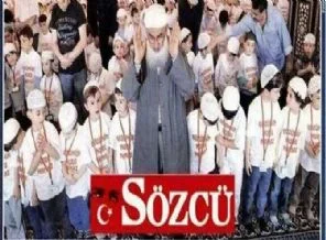 Sözcü çocukların dinini öğrenmesinden rahatsız oldu