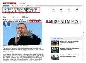 Today's Zaman'dan Erdoğan'a yakışıksız benzetme!