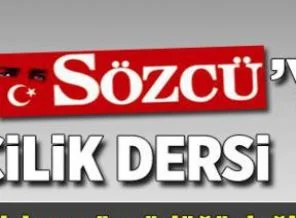 Yargıdan Sözcü'ye habercilik dersi