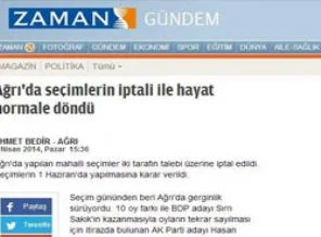 YSK'nın Yalova kararı Zaman'ı çok üzdü!