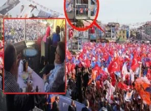 AK Parti mitingini CHP'li vekil de izledi!