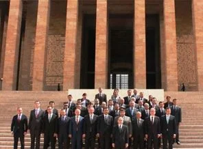 Anıtkabir'de buruk 19 Mayıs töreni
