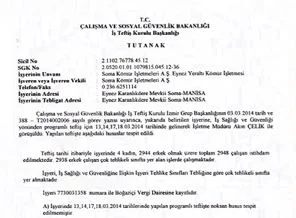 Çalışma Bakanlığı'nın Soma'da 'noksan yoktur' raporu
