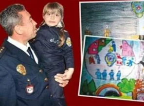 Çocuklar barışı çizdi